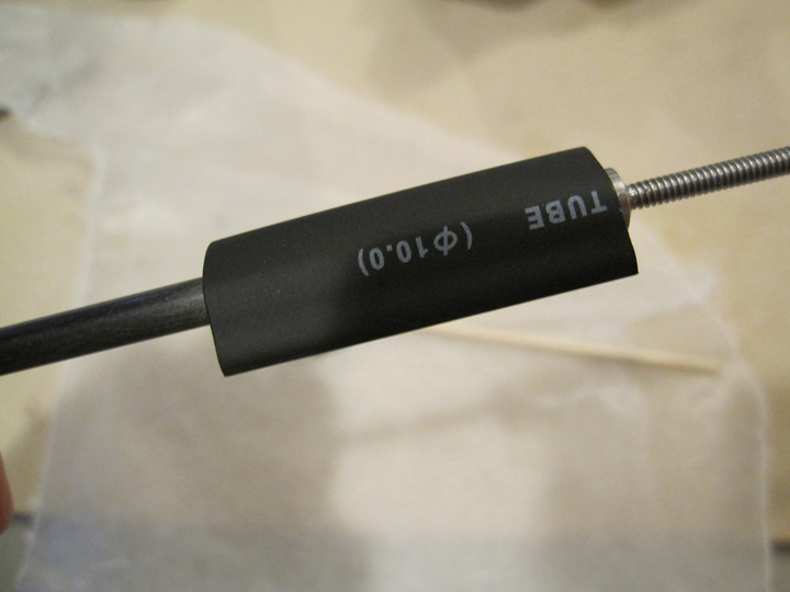 Apply Heat Shrink Tubing to the Pushrod Assembly
